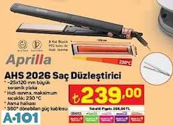 APRİLLA SAÇ DÜZLEŞTİRİCİ